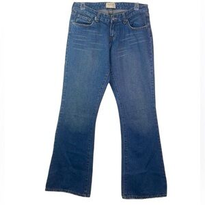 Abercrombie & Fitch Size 6 Boot cut Intentionally Distressed Jeans whiskering